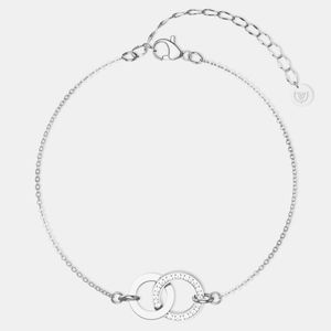 Diamond Chain Silver Bracelet - BRAND NEW IN BOX